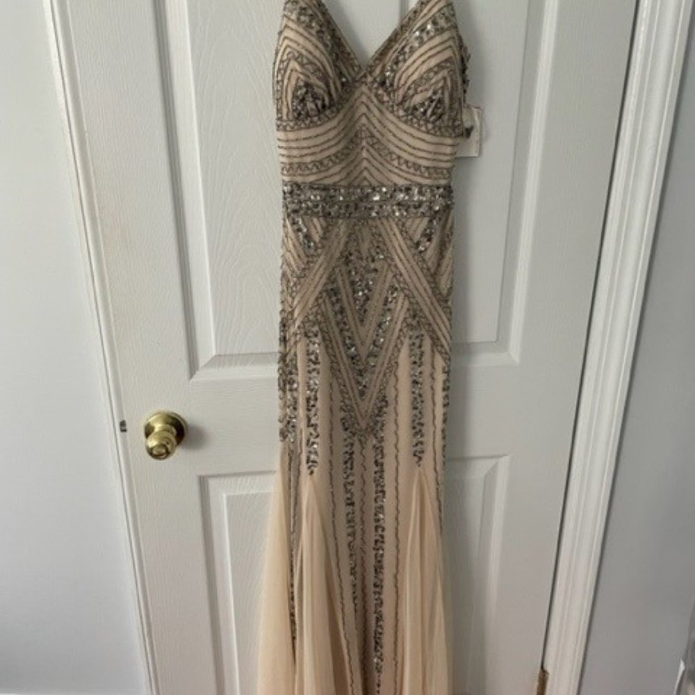 long beaded dress